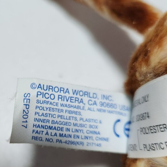 Aurora YooHoo Friends Giraffe 6 inch Plush Green Eyes Stuffed Animal Toy Lovey - Picture 5 of 6